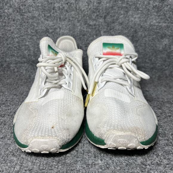 Adidas NMD_R1 V2 Shoes Mens Size 7 White Green Red Mexico City Boost FY6629 - Picture 2 of 10